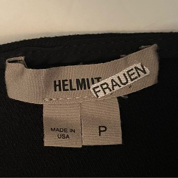 Helmut Black BodyCon Cut Out Party Event WhimsiGoth Mini Dress NWOT Size SP - Picture 8 of 13